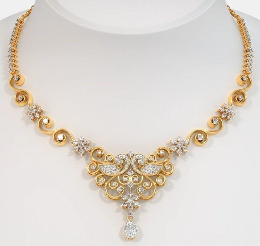 Subtle Gold Diamond Touch