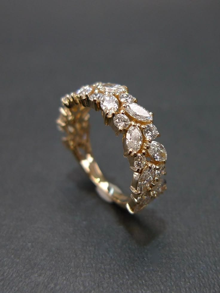 Diamond Cluster Style Rings